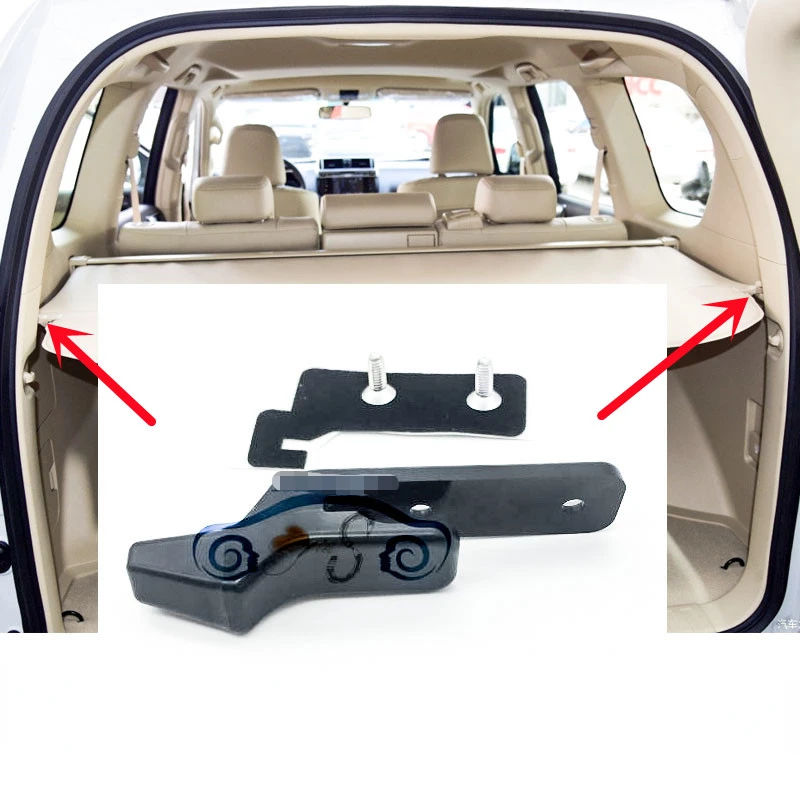 For Toyota PRADO LC150 Car Trunk Storage Board Buckle Cover Curtain Clip Hook Clip