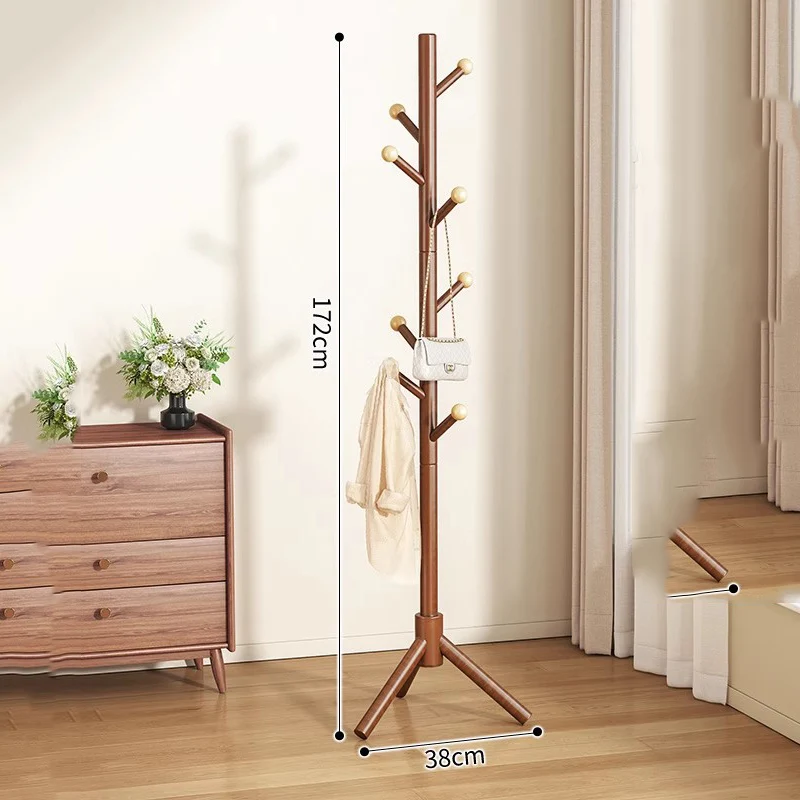 Wooden Floor Rail Coat Racks Corner Shelf Adjustable Garment Coat Racks Hanging Hall Tree Porte Manteau Lounge Suite Furniture