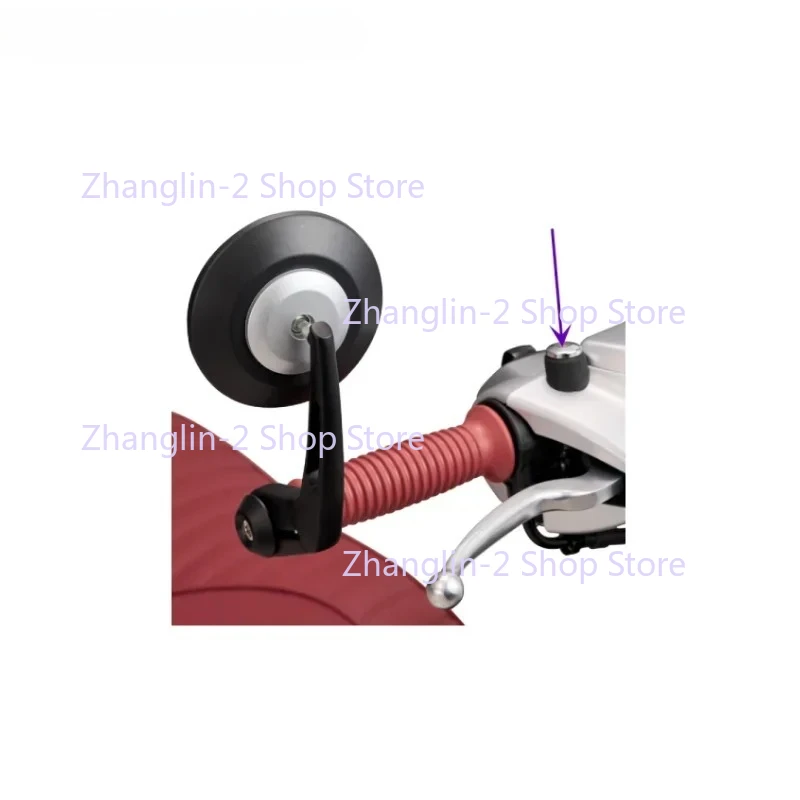 1 قطعة لبيجو جانغو كافيه مقبض عاكس مرآة الرؤية الخلفية الجديدة #2