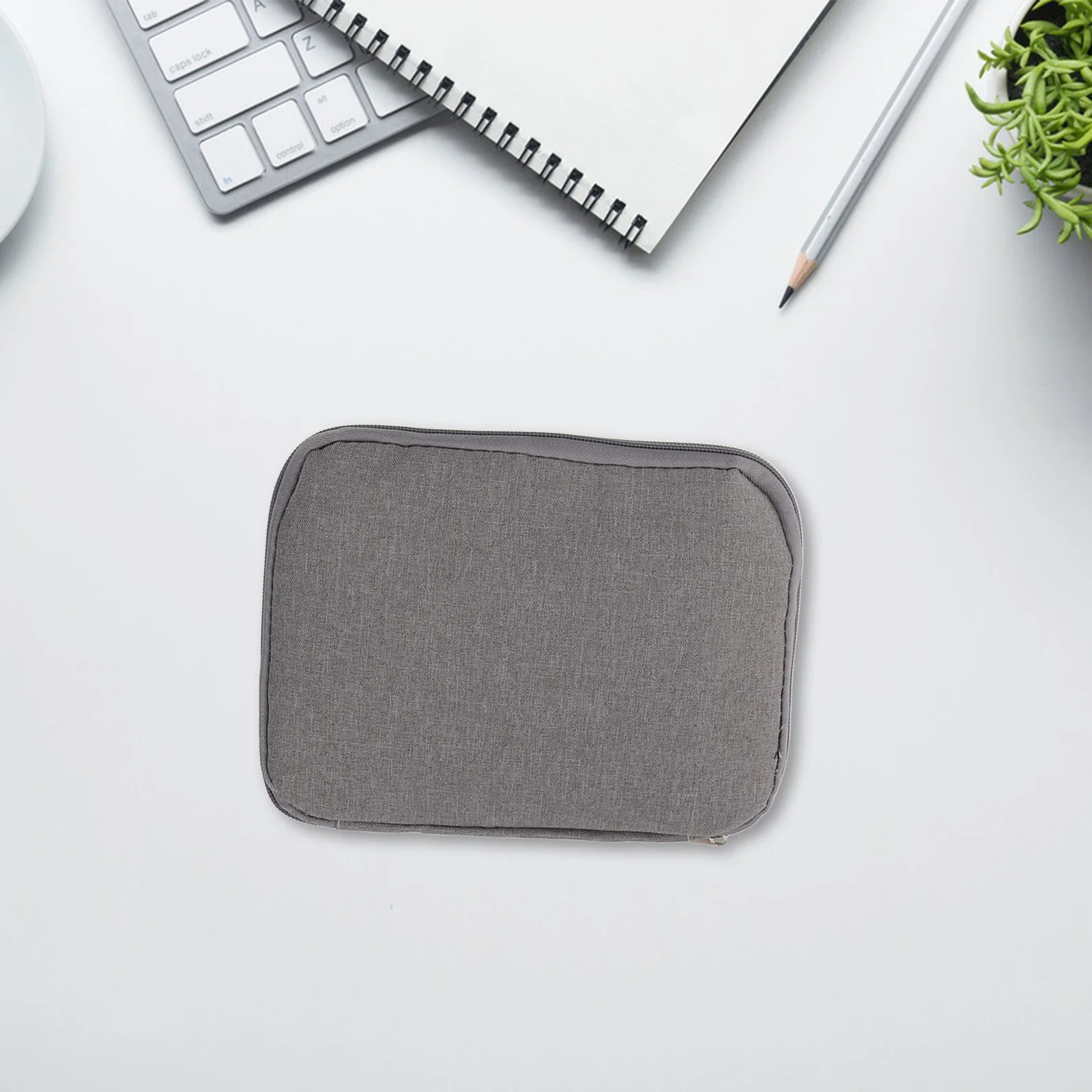 

2Pcs Watch Band Organizer Pouch Polyester Portable Travel Storage Case Zip Cable Storage Box Watch Dial Organizer