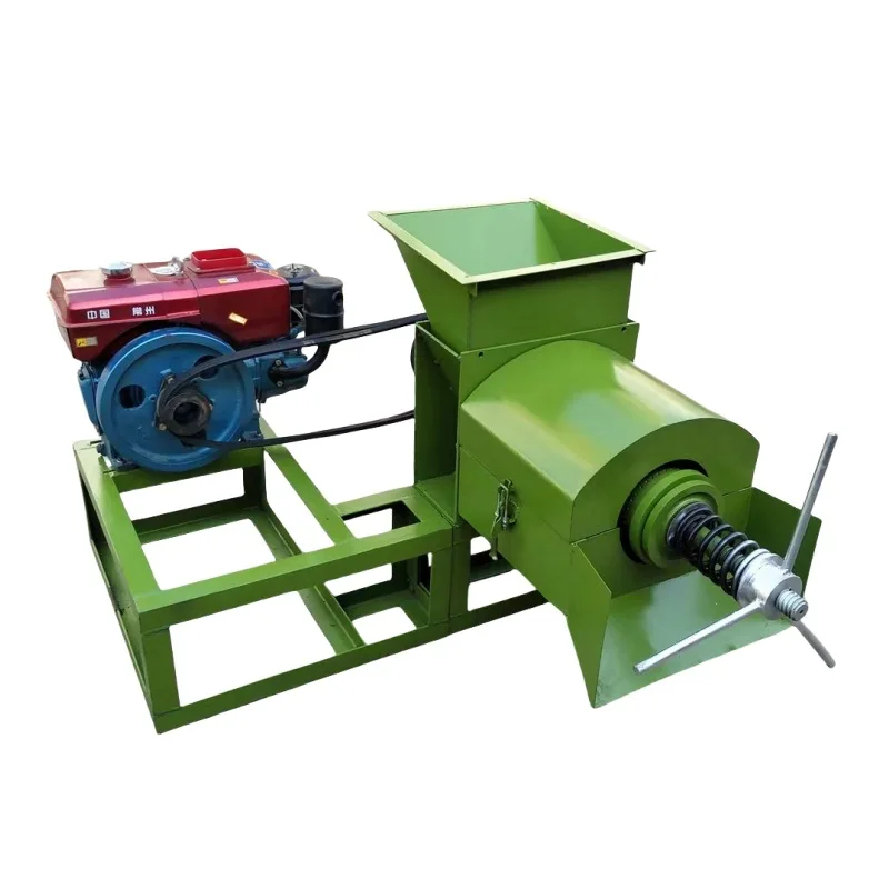 

Dual-purpose double screw palm fruit oil press with 7.5KW motor palm nut