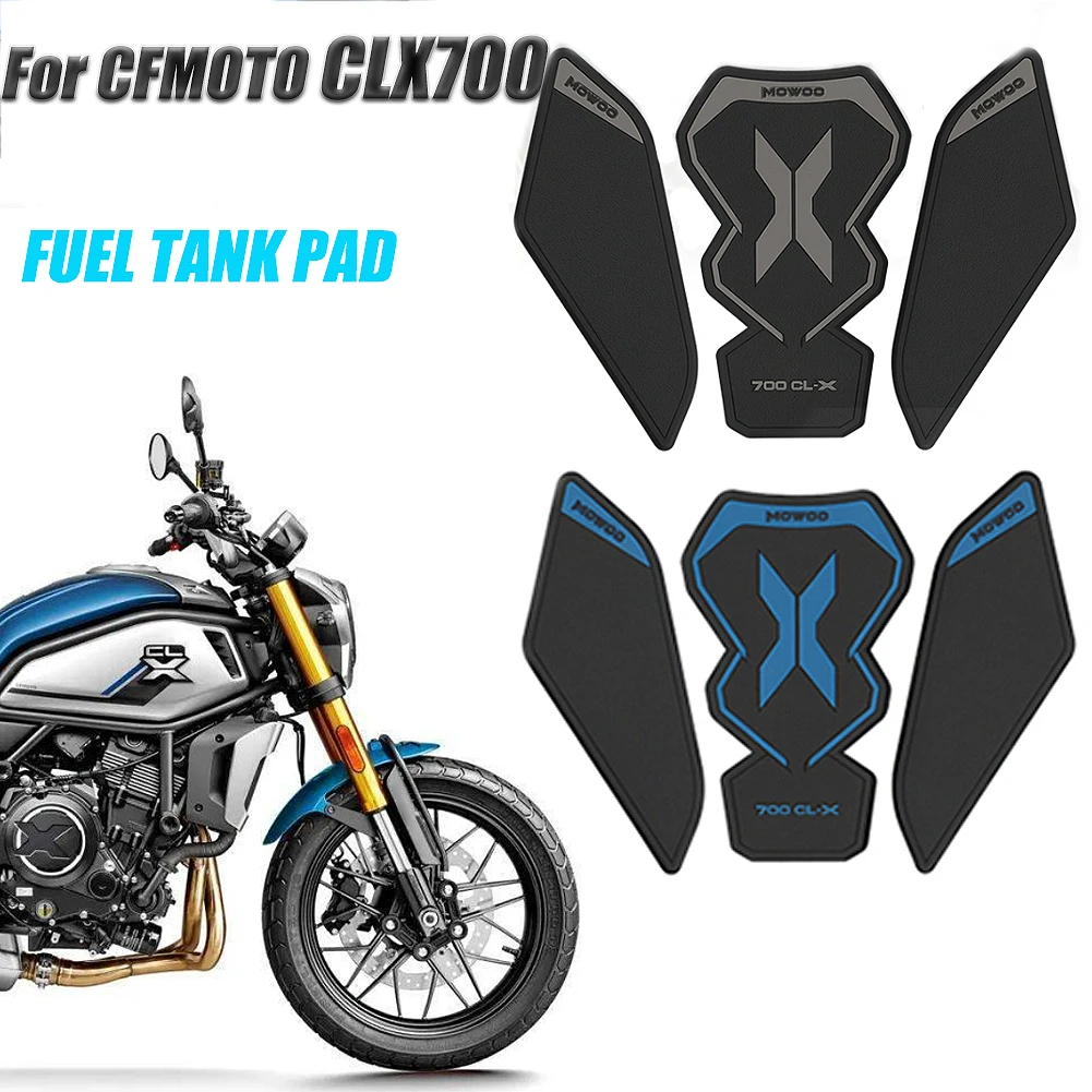 

Motorcycle Fuel Tank Pad Protector sticker Side Pad Knee Grip Decal Kit Decoration For CFMOTO CLX700 700CL-X 700 CL-X