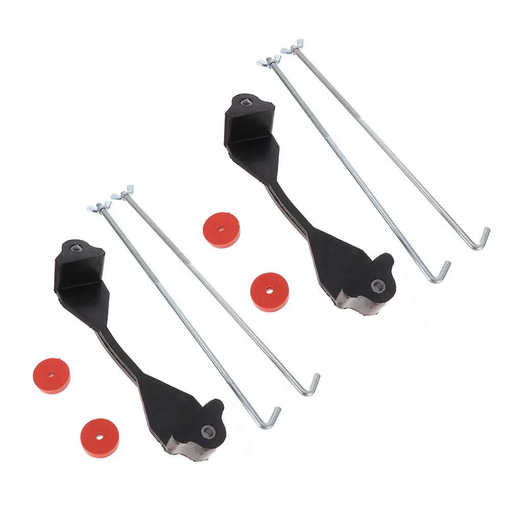 

2 комплекта резиновых креплений для аккумулятора, прочные держатели для автомобильных аккумуляторов, кронштейны для крепления, автомобильные сменные опоры