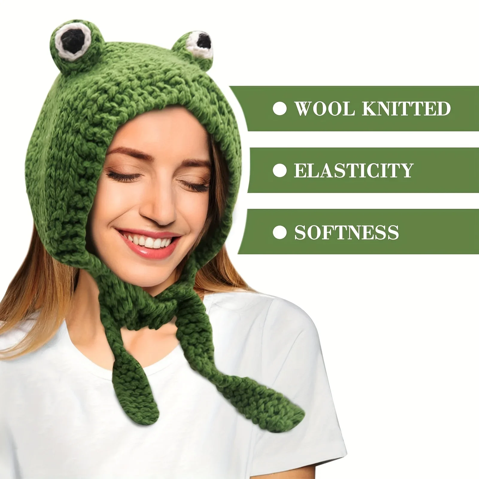 Moda Rana Cappello Berretti Cappello Invernale Lavorato A Maglia Solido Hip-Hop Skullies Cappello Lavorato A Maglia Cap Costume Accessorio Regali Caldo Cofano Invernale