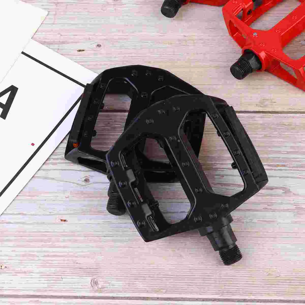 Piezas Para Bicicletas Bike Aluminium Alloy Pedal Accessories Pedals Black for Bicycle Travel