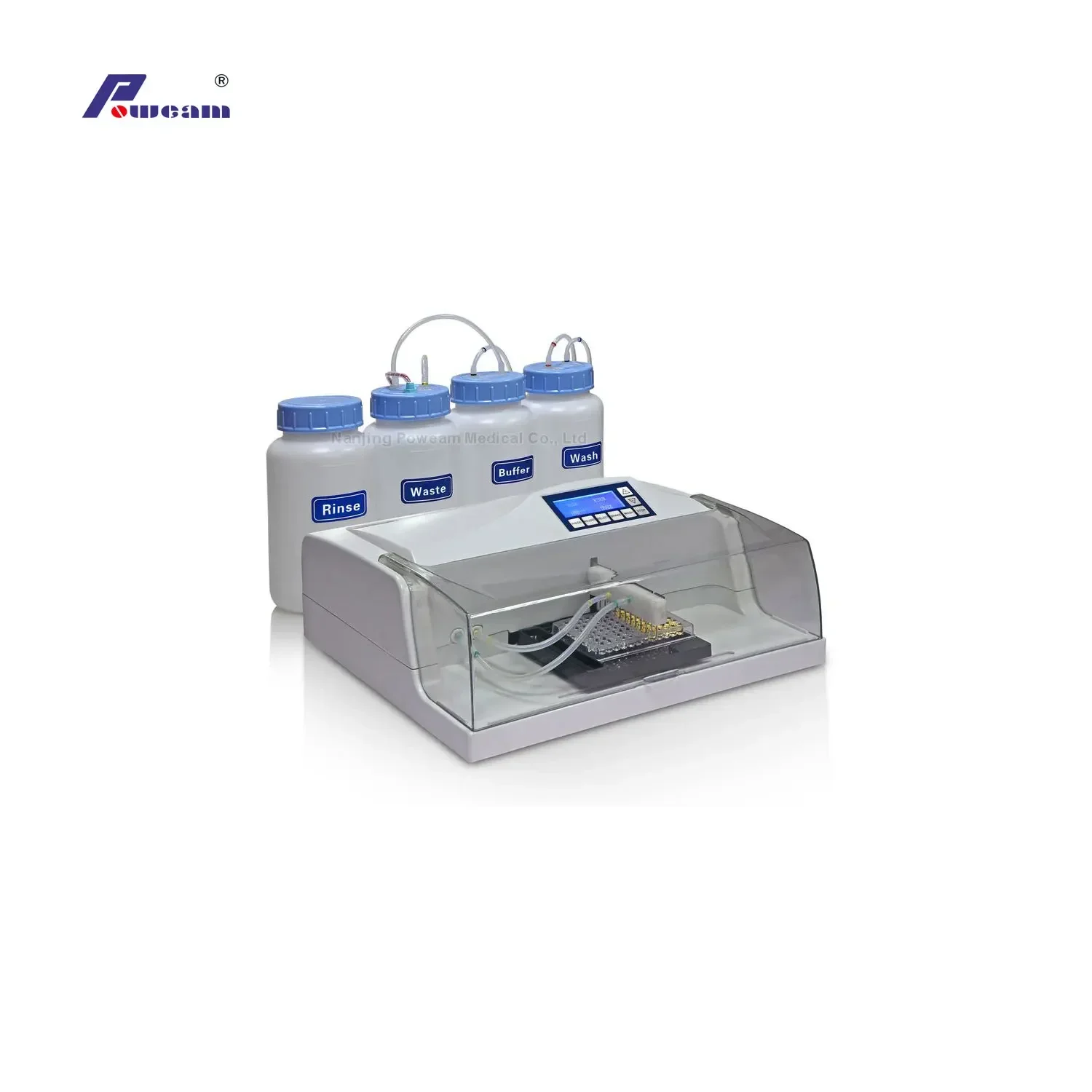 2025/Medical Use Laboratory Equipment Good Price Elisa Washer Clinical Microplate Washer with 5 bottles use for Hospital