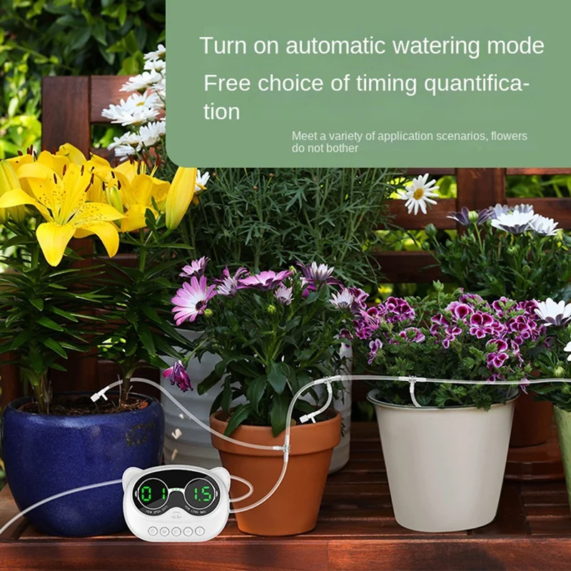 Contrôleur d'irrigation à synchronisation intelligente, charge complète, pour plantes d'intérieur, jardin, pelouse, Pot de fleur, Machine d'arrosage goutte-à-goutte automatique