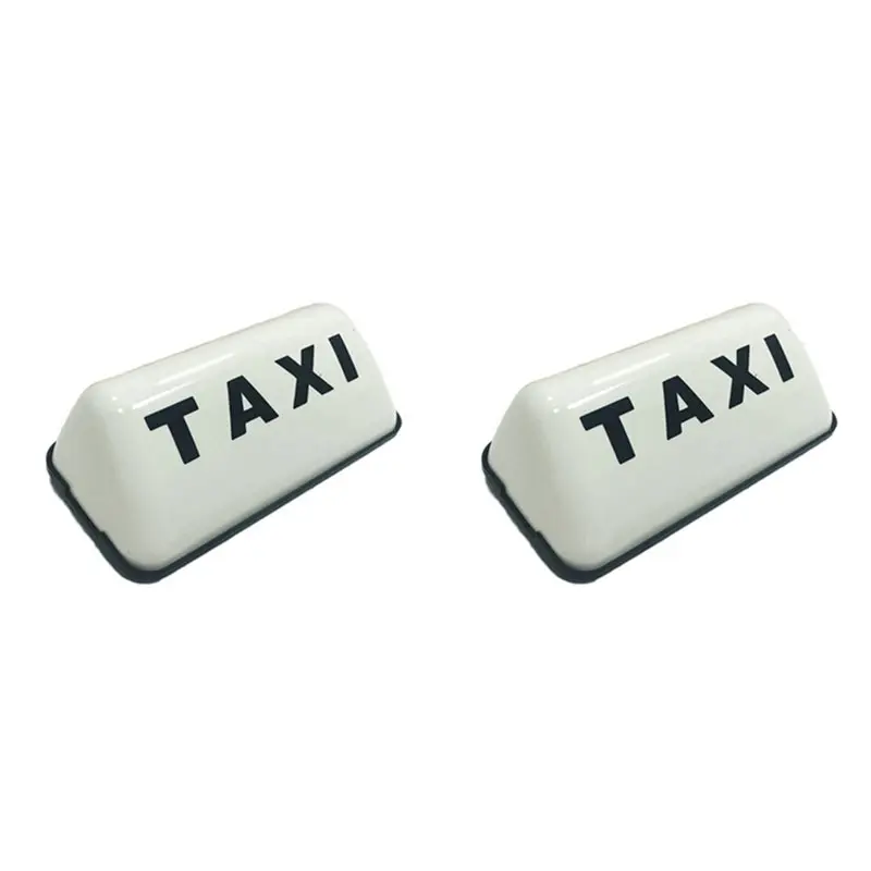 2X Luz indicadora LED para taxi, luz diurna LED para techo de taxi, 12V 3W, señal LED para techo de cabina de coche
