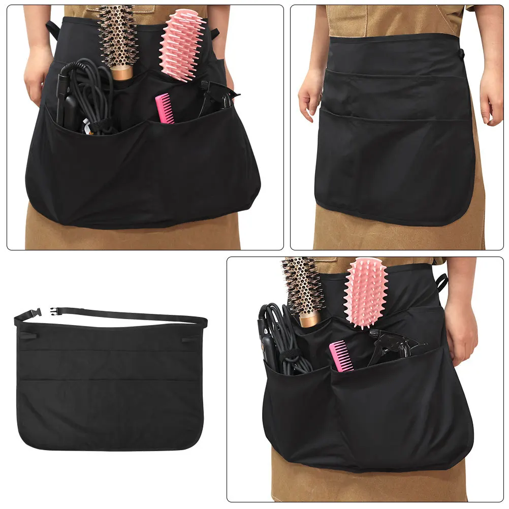 

Hairdresser Apron Multiple Pockets Scissor Storage Waist Bag For Salon Barber Stylist Tool Organizer Hairdressing Workwear