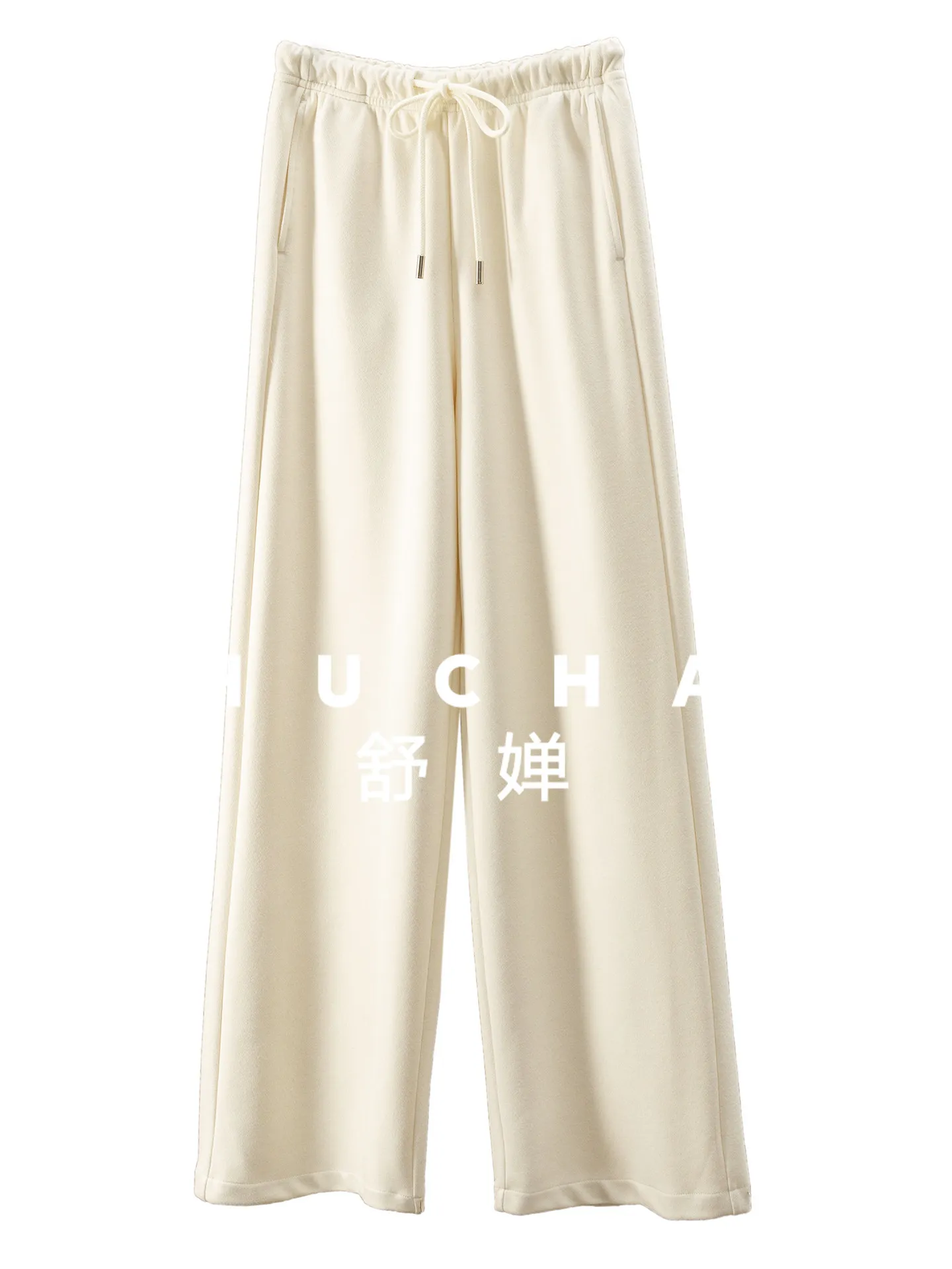 

High Quality Elastic High Waist Straight Wide Leg Pants Women 13K8 Trousers Women Harem Pants Women