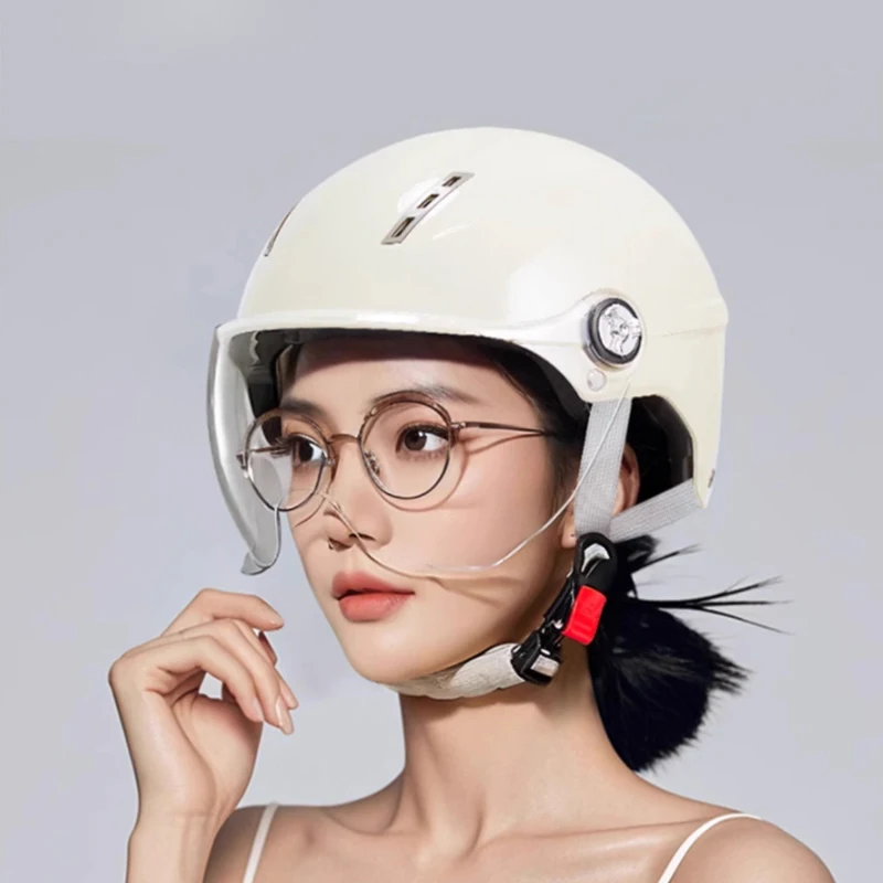 

New 2025 Unisex Summer Riding Helmets: Electric Bicycle & Motorcycle with 3C Certification"
