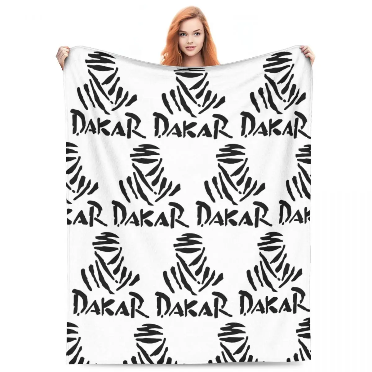 Dakar Rally Blankets Flannel Sofa Throw Blanket Lightweight for Home Bedroom Throws Bedspread Quilt