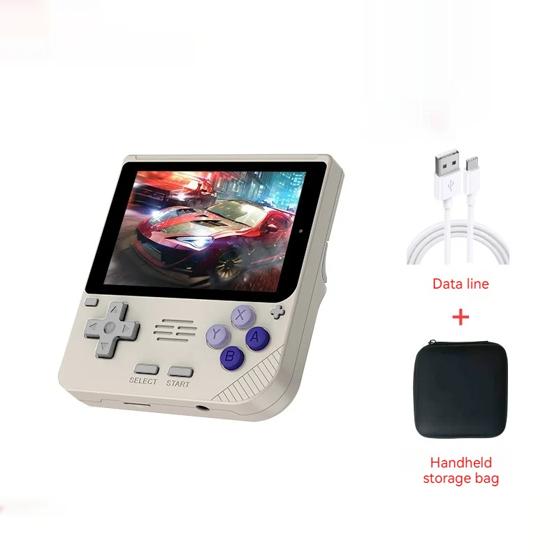 Powkiddy V10 Retro 3.5 Inch Mini Handheld Game Console Gba Ips Screen 480*320 Rk3326 Open Source System Children Christmas Gift