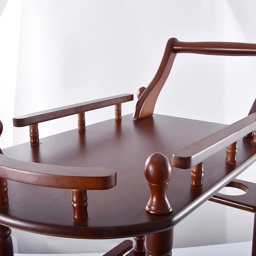 Hotel Trolley Solid Wood Coffee Tables Multipurpose Shelf Display Rack Household Double-layer Movable Tea Tables Dining Car