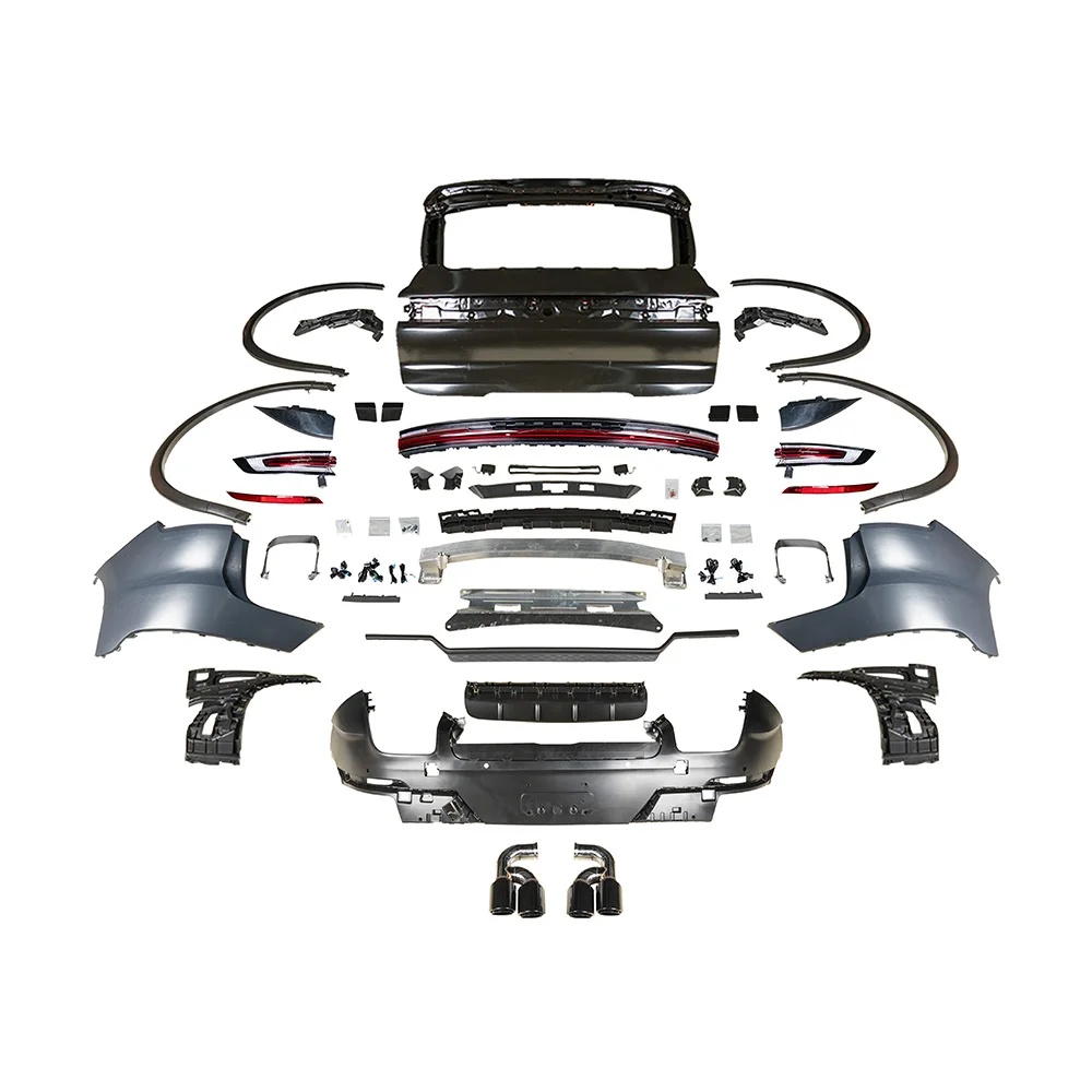 KM Performance 9Y0.2 SD Rear Bumper Accessories with Taillights Hight Quality Perfect Fit for 958.1 Old to New