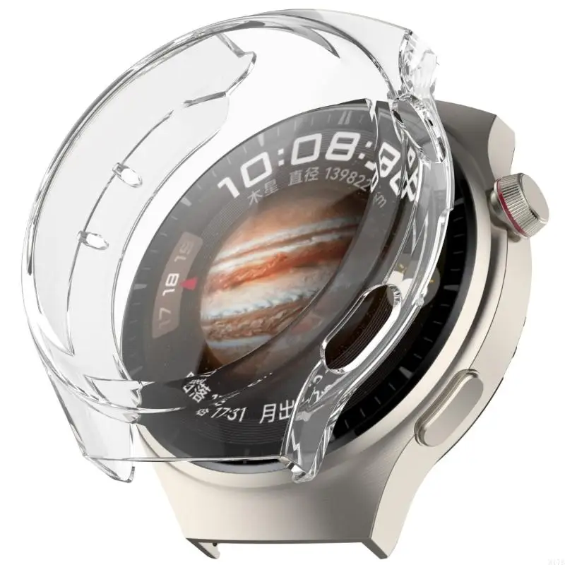 M17B Full xung quanh nắp bảo vệ TPU cho Watch 4 Smartwatch chống lại Bụi và Shcok dễ dàng Cài đặt Cài đặt Vỏ bảo vệ