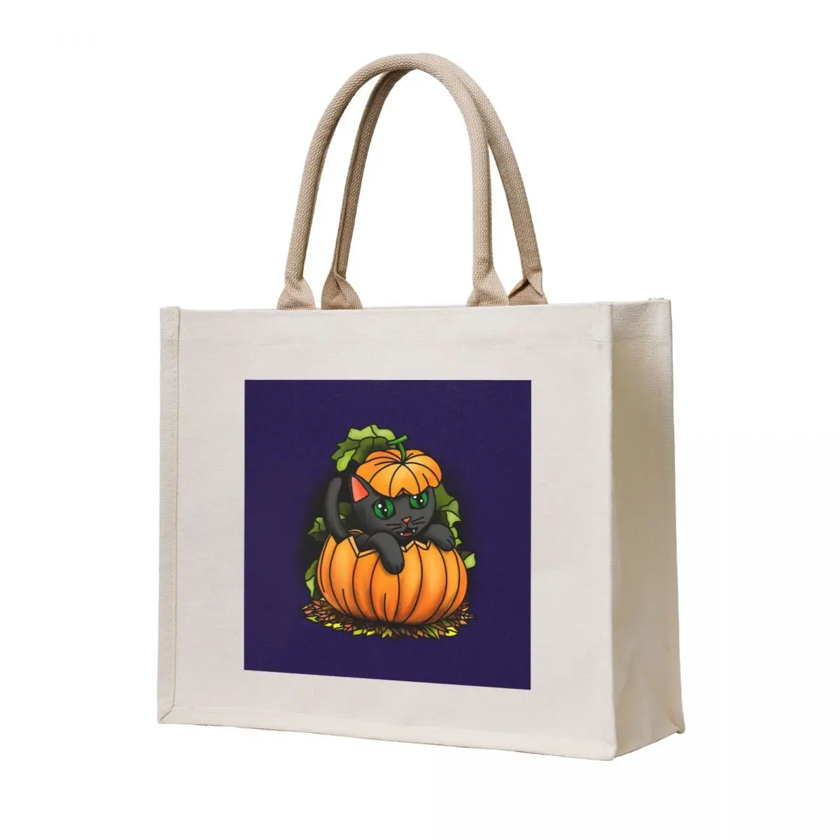 

Halloween Kitty Tote Bag Canvas stote bag handbag tote bag men's