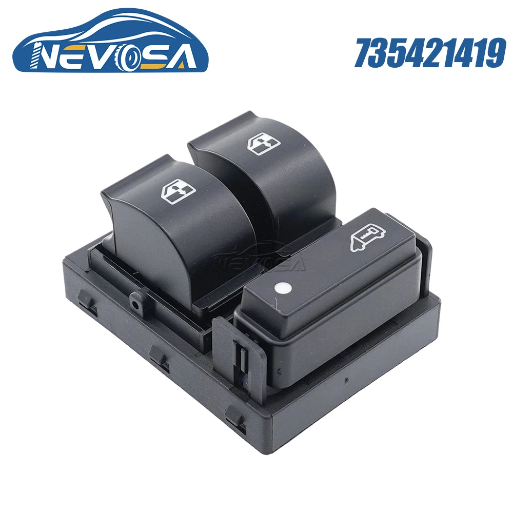 NEVOSA 735421419 For FIAT Ducato For Citroen Jumper II FOR Peugeot Boxer II Electric Window Power Triple Switch Button 735487419