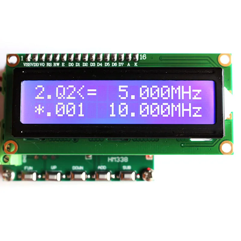 HM338 Digitl VFO pulse signal generator signal source si5351 three channel frequency division 1~150MHz