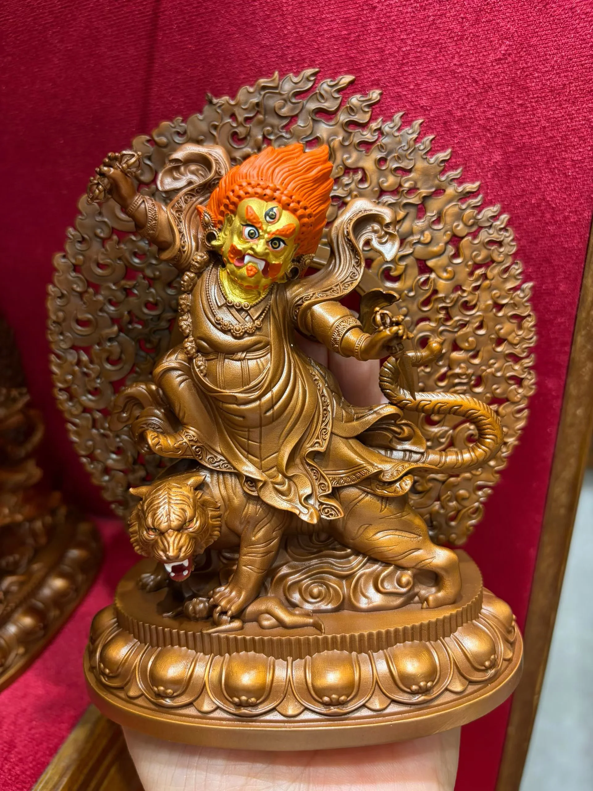 TOP Exquisite bronze Buddha statue Guru Dorje Drolo‌ Rare tibet buddha statue copper Guru Drakpo buddhist altar temple worship