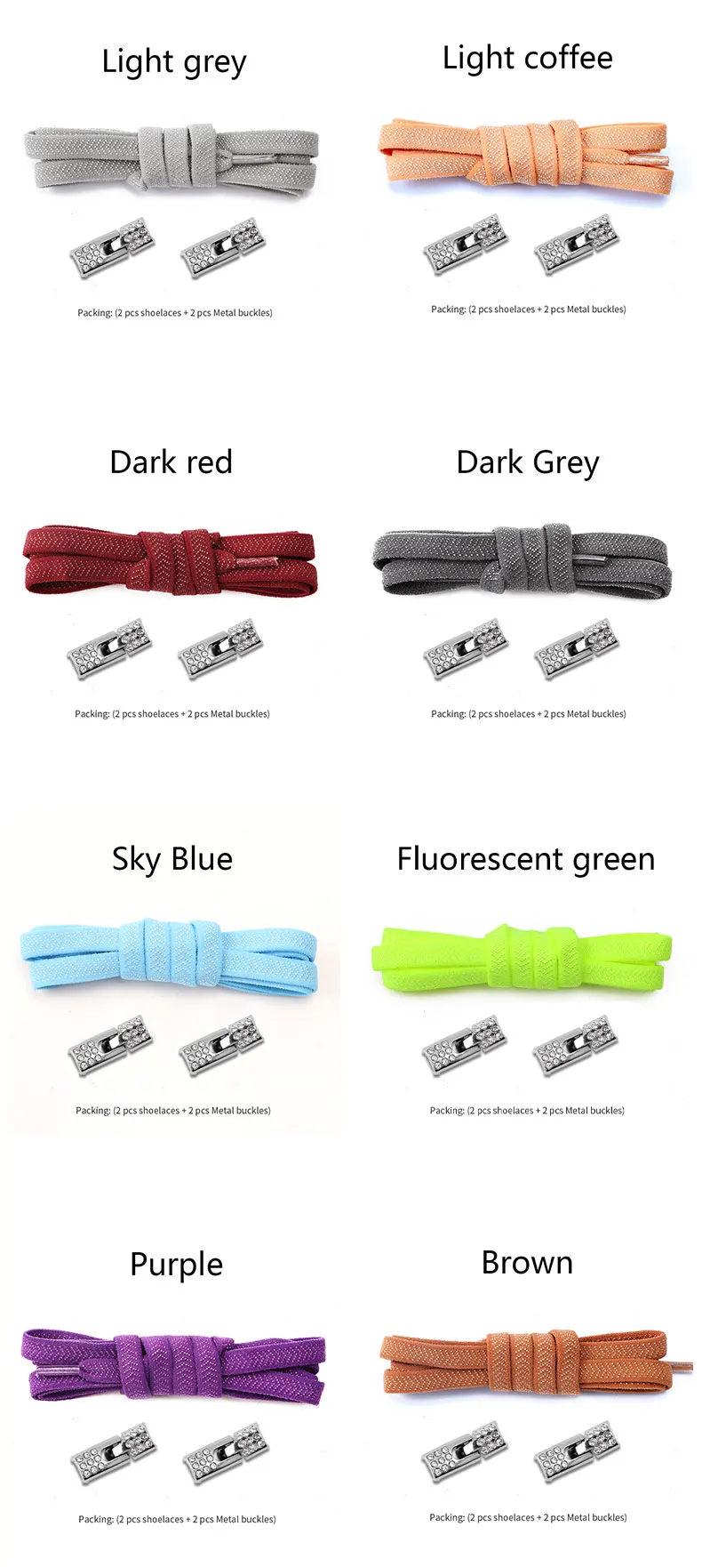 Elastische Schnürsenkel für Sneaker, mit Diamant-Kreuzverschluss, ohne Binden, für Kinder und Erwachsene, 8 mm breit, Schnürsenkel ohne Binden, Gummibänder, Schnürsenkel. – Detail 16