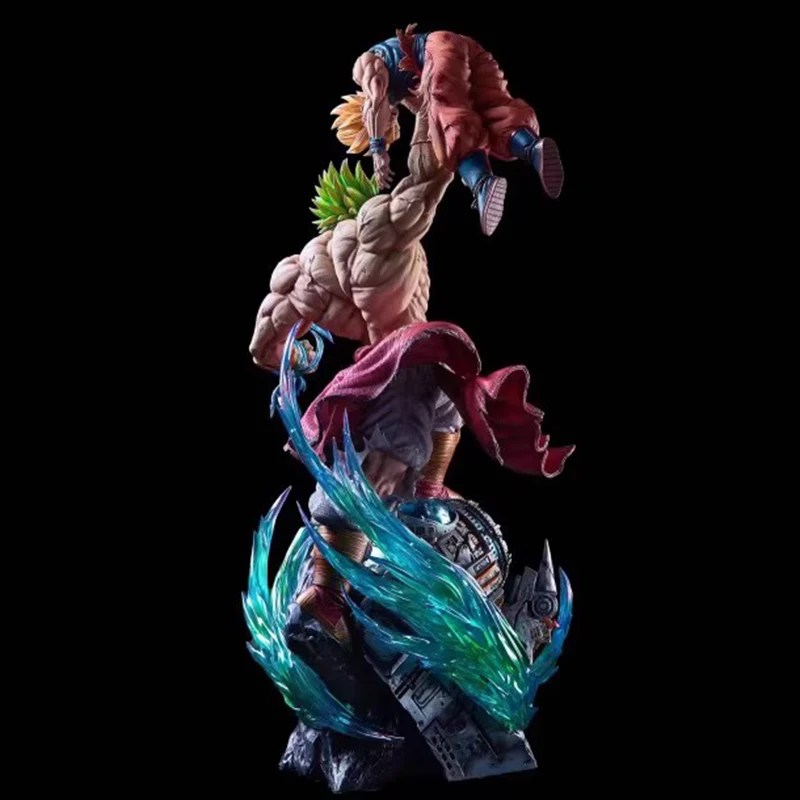 Dragon Ball Anime Figures Broli Vs Goku 28cm Broly Figurine PVC Gk Statue Model Doll Collection Desktop Ornament Kid Toys Gifts