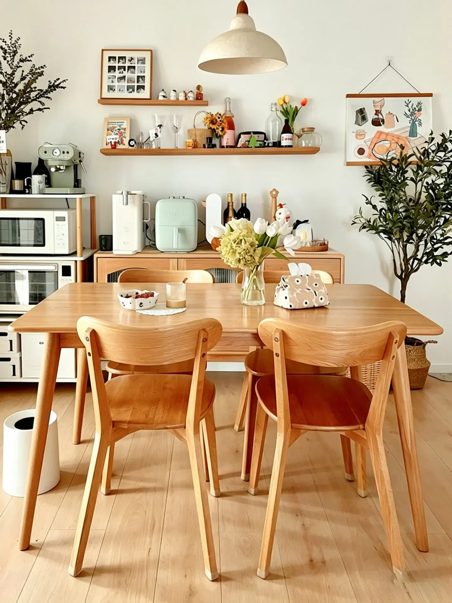 Pure solid wood dining chair eating Japanese style walnut backrest Louis stool household utensils desk computer