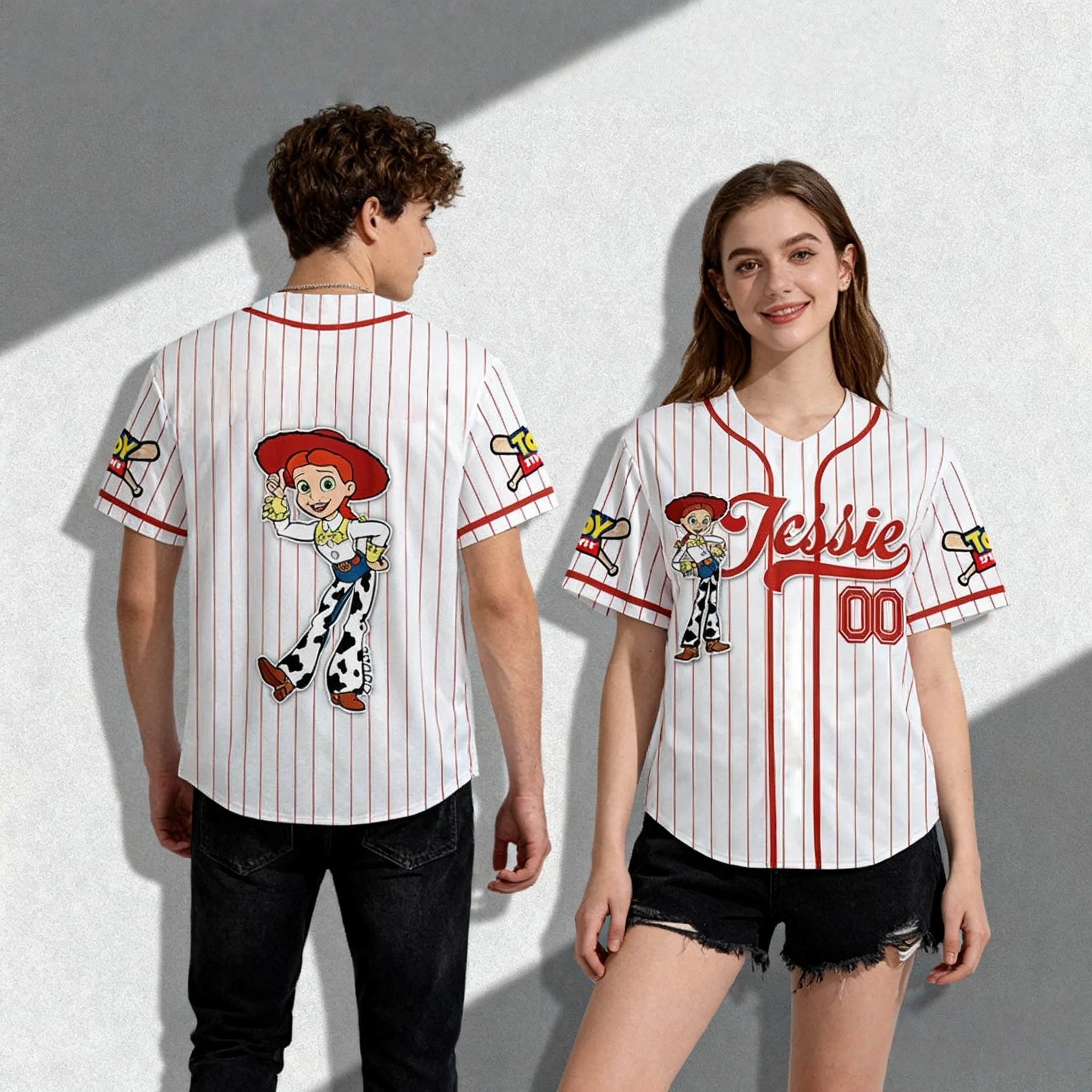 25/26 أحدث فيلم الصيف الساخن ديزني الطبعة التذكارية سلسلة البيسبول سترة المتضخم الكبار والأطفال الوالدين والطفل مجموعة