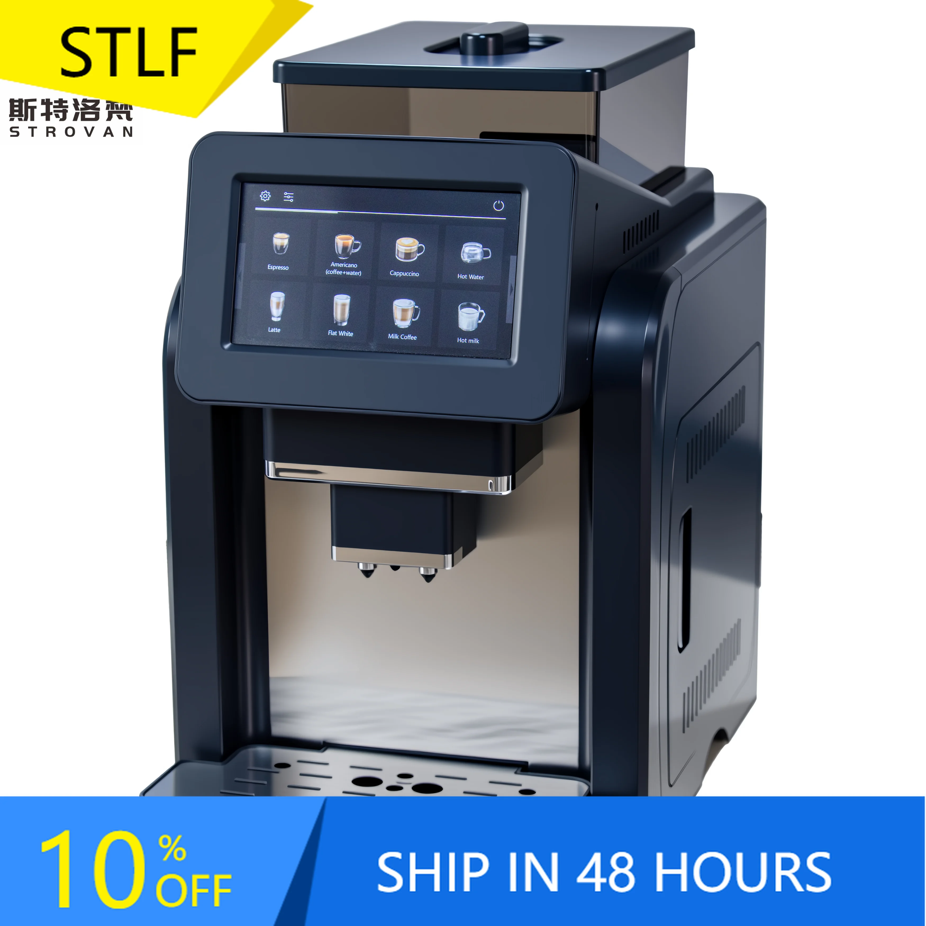 

STLF Fully-automatic Touch Control Intelligent Electric Espresso Coffee Maker Machine