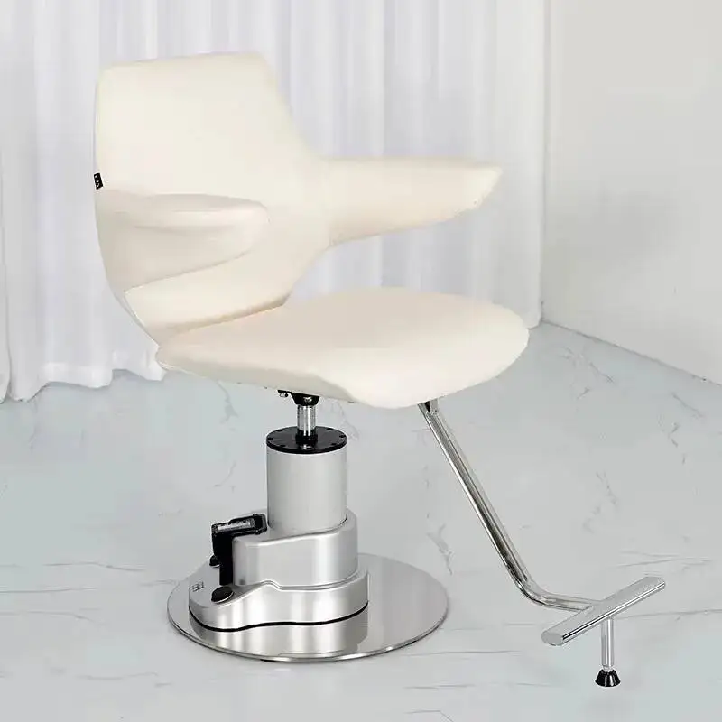 

Barber Chair Electric Man Luxury Aesthetic Professional Personalized Chair Swivel Equipment Soft Cadeira Salon Furniture