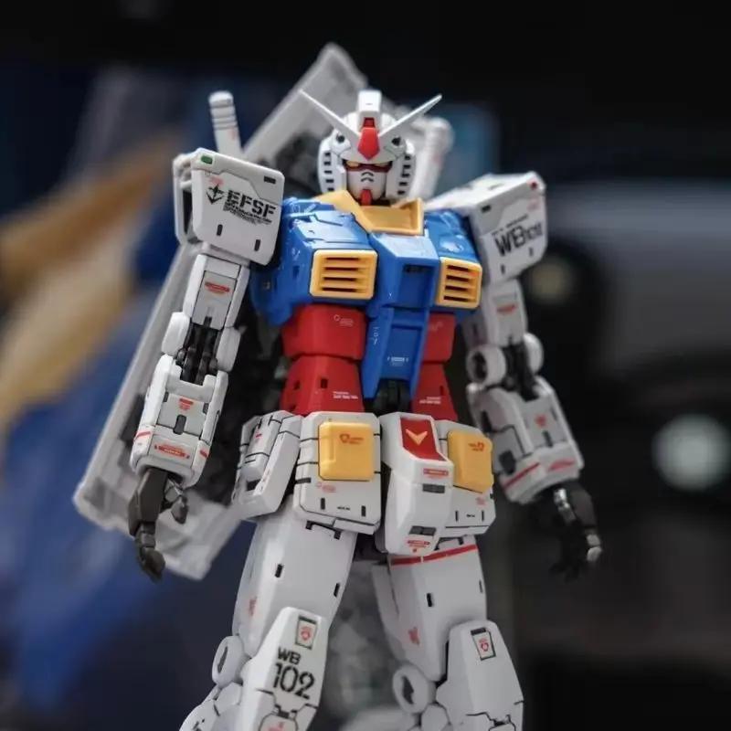 

Panda RG Enlarged Version 1/100 RX-78-2 2.0 Assembly Model Kit Action Figure Boys' Puzzle Toy Collectible Desktop Ornament Gift