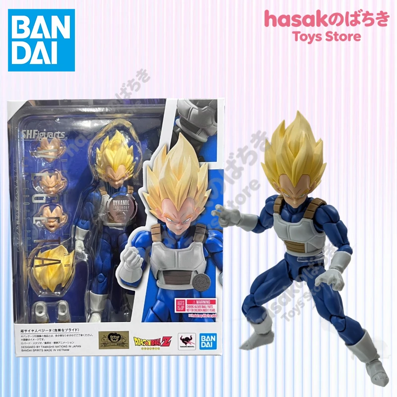 

Bandai S.H.Figuarts Dragon Ball Z Super Saiyan Vegeta Dangerous Pride 3.0 Action Figure Collectible Model Toy Release PVC ABS