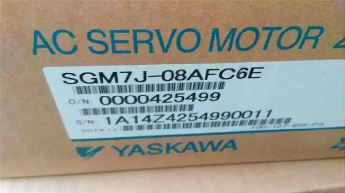 1Pcs New In Box SGM7J-08AFC6E Yaskawa SGM7J08AFC6E Servo Motor