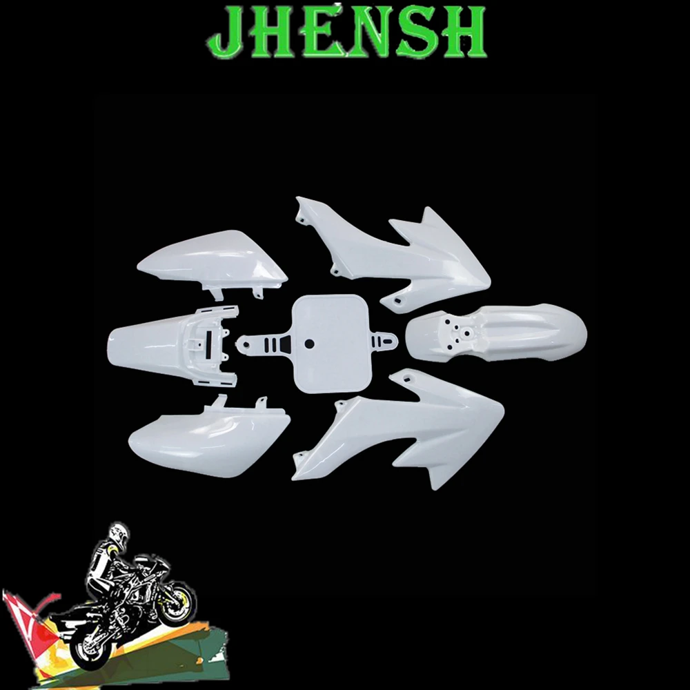 Черный обтекатель JHENSH, комплект пластиковых крыльев для SDG SSR Piranha HONDA / Chinese CRF50 XR50 50cc 70cc 90cc 110cc 125cc 140cc 150cc