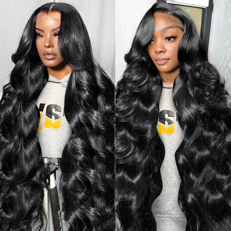 30 40 Inch 13x4 Body Wave Lace Front Human Hair Wig 250 Density Brazilian Remy 13x6 Transparent Hd Lace Frontal Wigs For Women