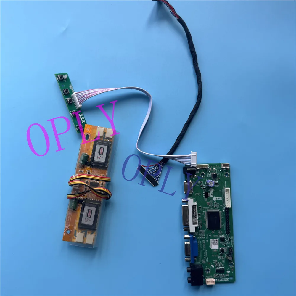 M.NT68676 Controller board HDMI-compatible VGA DVI for LTM190E4-L02 LTM190E4 1280X1024 LCD panel Screen monitor DIY 19