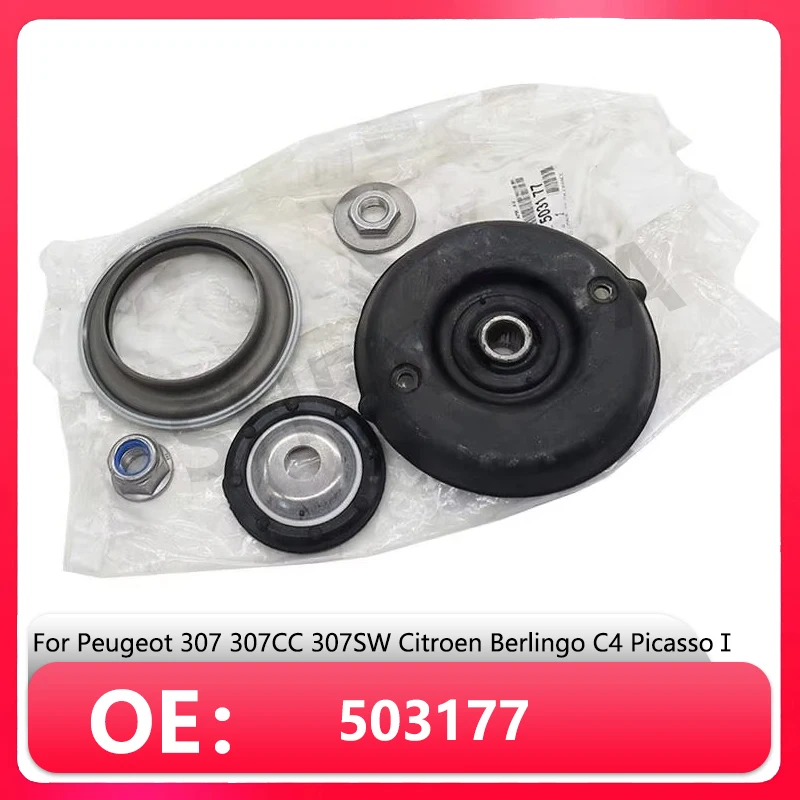 

503177 New repair kit suspension strut with bearings top front axle for Citroen Berlingo C4 PicassoⅠ Peugeot 307 307CC 307SW
