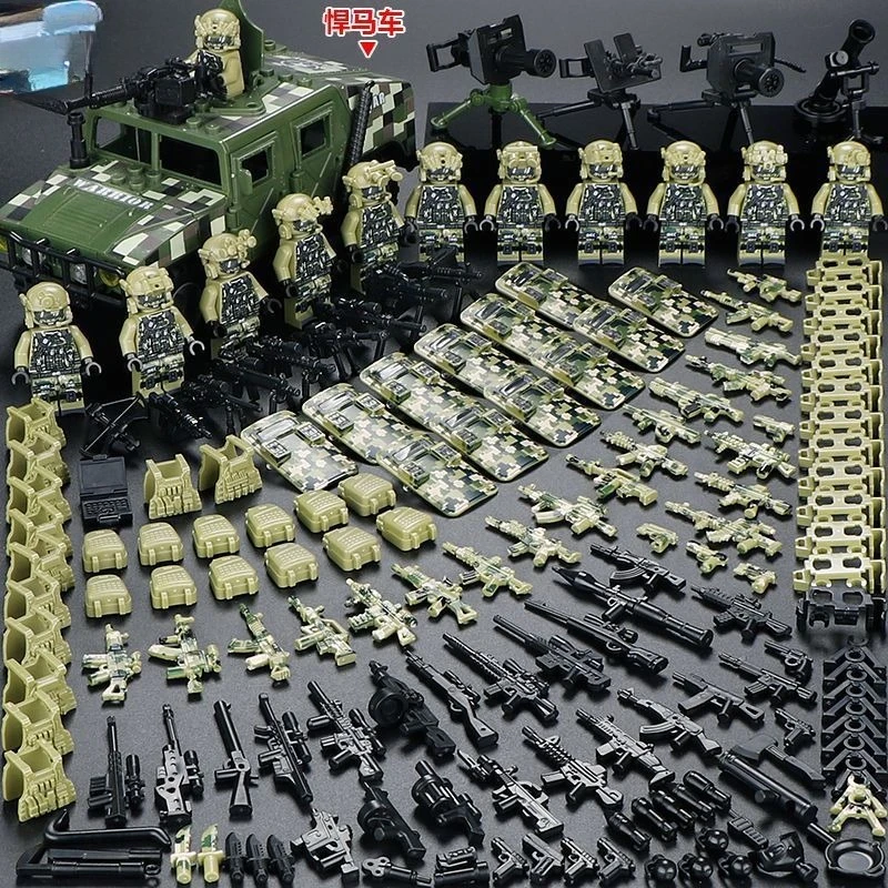 Neue Spezialeinheiten, Militärfiguren, Geisterpolizei, Mini-Humanoide für Kinder, zusammenbaubare Bausteine, Puppen, Geburtstagsgeschenke