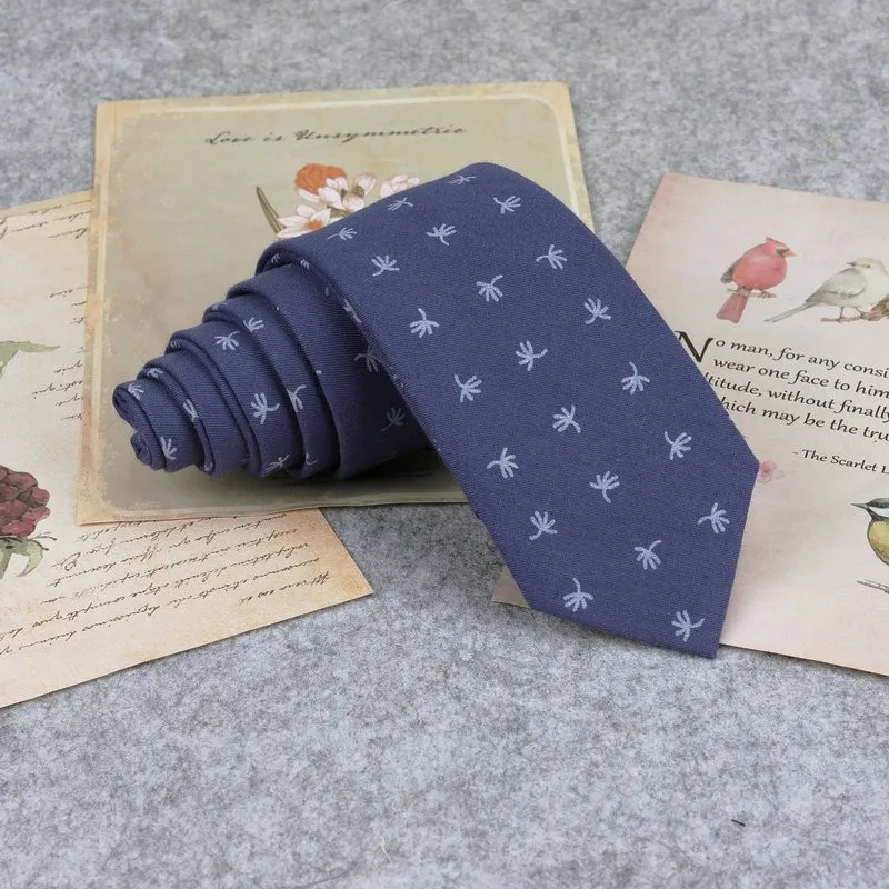 Krawatte mit Blumendruck für Männer und Frauen, schmale Krawatte für Hochzeit, lässige Herrenkrawatten, klassische Fischente, Anzüge, schmale Krawatten, Krawatte – Detail 18