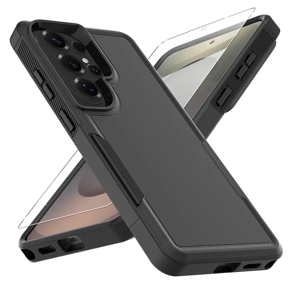 for Samsung Galaxy S26 Case,S26 Case,[Military Grade Drop Tested] with HD Screen Protector,Dual Layer Protective Heavy Duty C