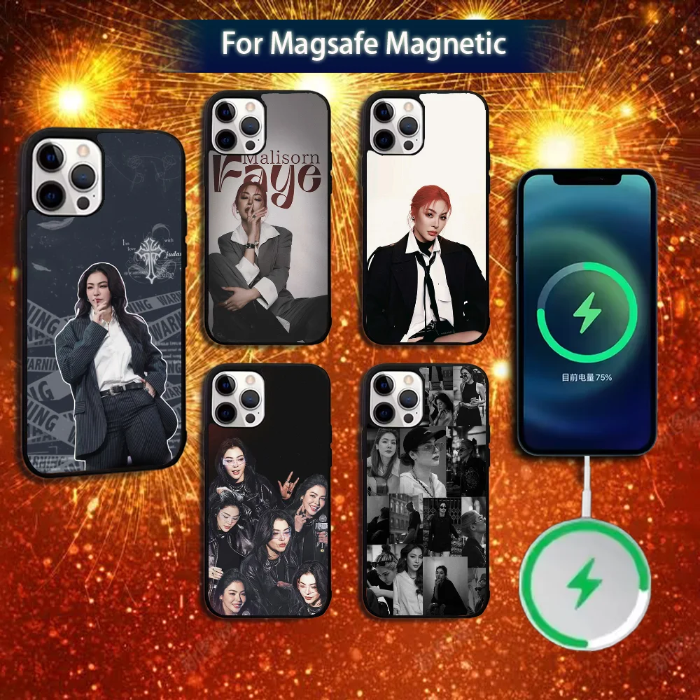 

Faye Peraya Malisorn Phone Case For iPhone 16e,16,15,14,13,12,11,Plus,Pro,Max,Mini Magsafe Magnetic Wireless Charging