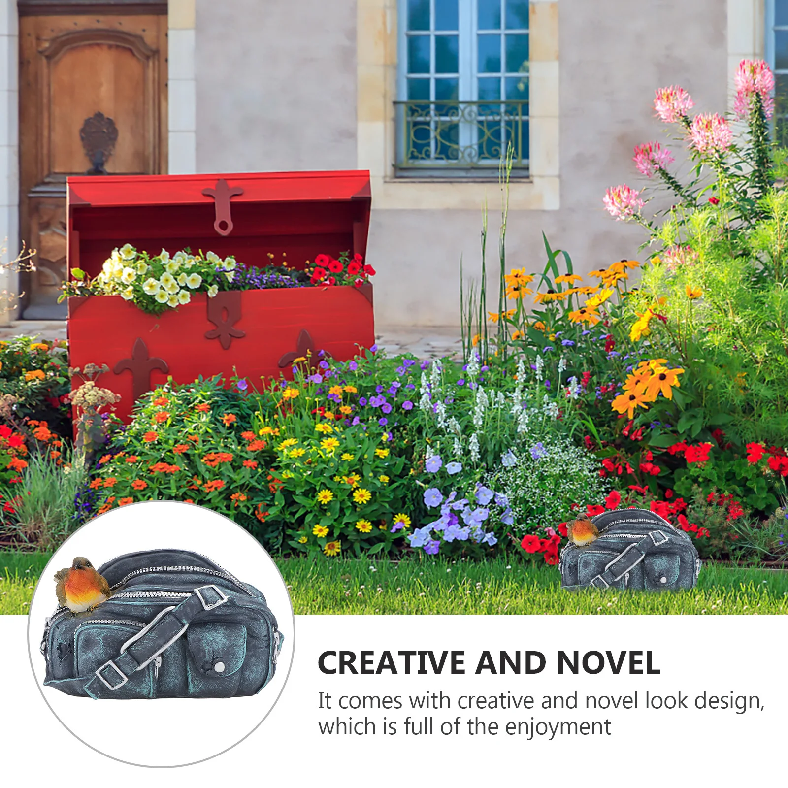 

1 шт., цветочный горшок в джинсовом стиле, креативный контейнер для посадки смолы, декоративный садовый горшок, натуральный прочный горшок для суккулентов