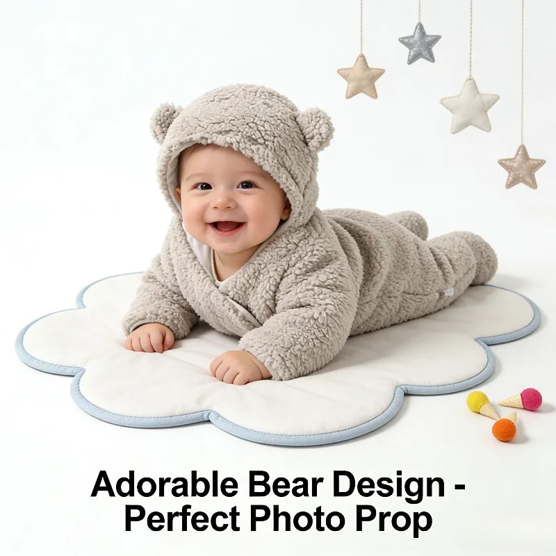 

Детский спальный мешок, зимнее пеленание на ногах для новорожденных, теплое флисовое пеленальное одеяло, разделитель ног, спальный мешок из овечьей шерсти