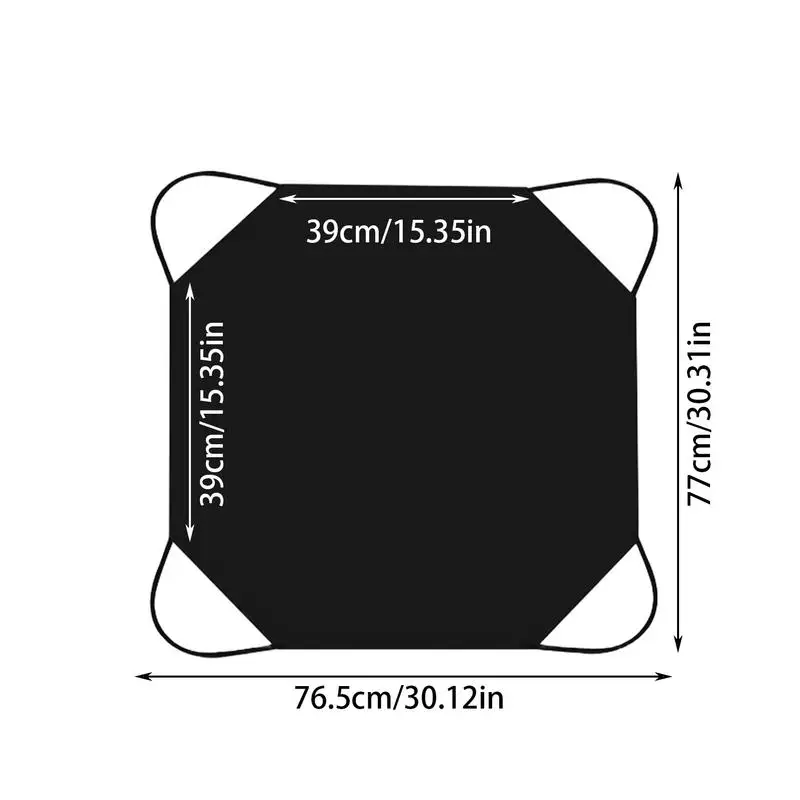 ورأى الكربون مقاومة للحريق المحمولة آمنة الحرارة درع منصات الشواية مقاومة للحرارة للسباكة الحداد لوازم الطبخ في الهواء الطلق