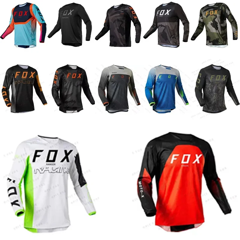 Enduro MTB mountain bike set downhill shirt Camiseta off-road motorcycle T-shirt Mx mountain bike set Ranger Fox mountain bike s