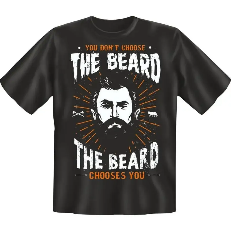 Hipster T Shirt The Beard chooses you birthday gift shirt awesome printed