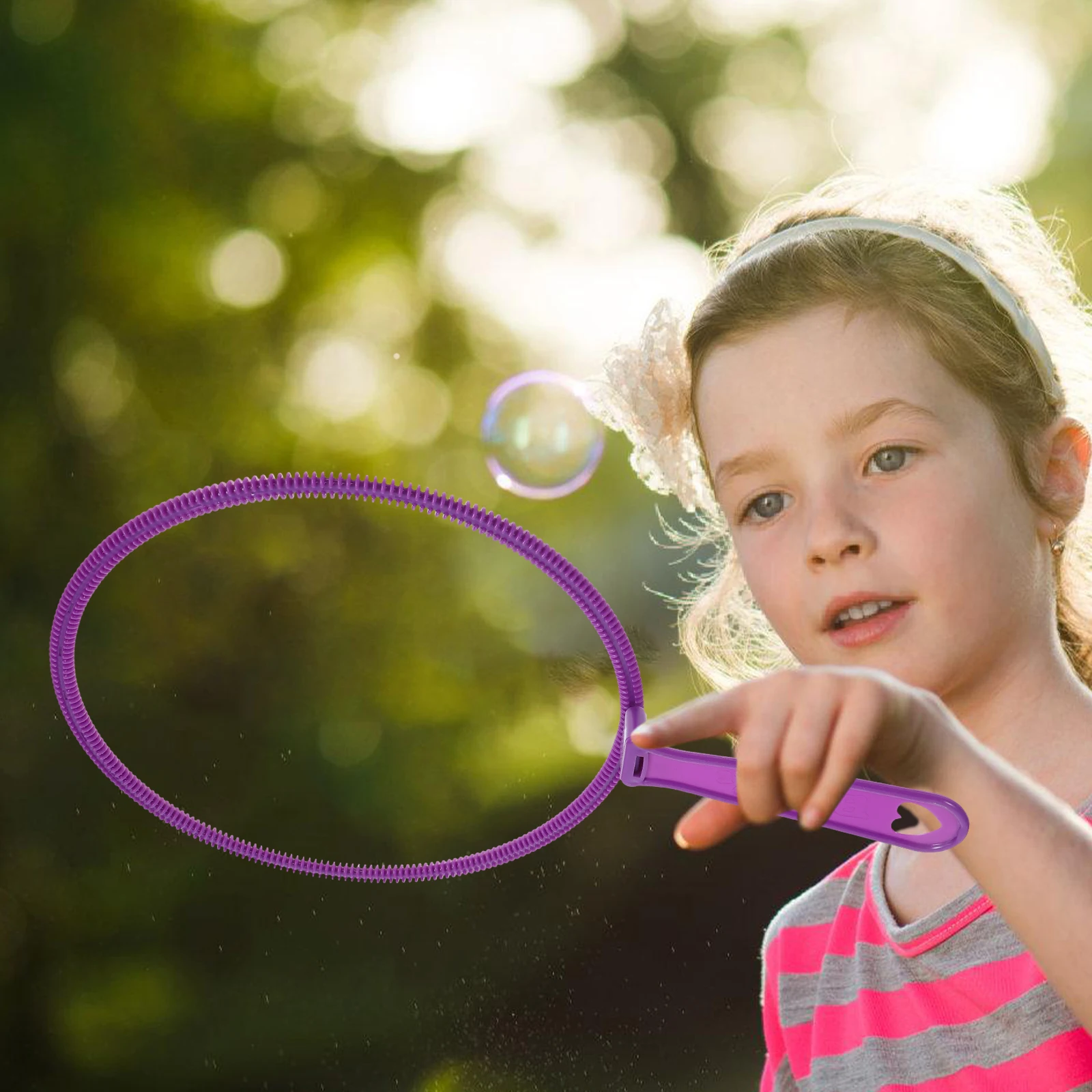 1 Set Large Bubble Wands Set Kids Outdoor Bubble Maker Sticks Backyard Activity Tools Children Blow Bubbles Blowing Kits