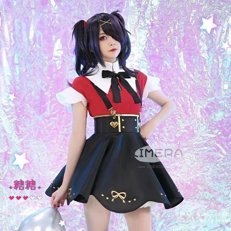 Game NEEDY GIRL OVERDOSE KAngel Cosplay Costume Lolita Girls Beautiful Laser JK Sailor Suit School Uniform Comic Con Outfit
