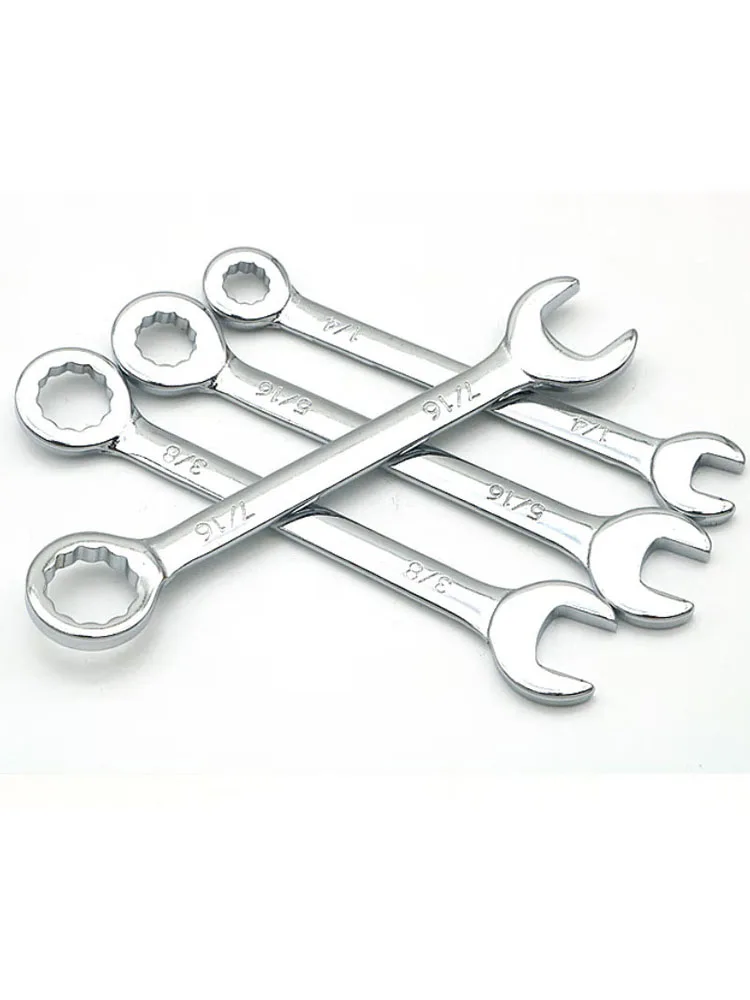 MINI  British Wrench Set CR-V Alloy Rustproof Small Open Box End Combination Wrench Easy To Store British Type Wrenches