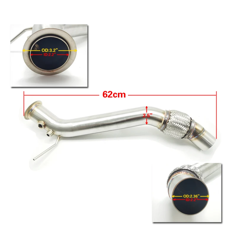 Exhaust Downpipe for     116d 118d 120d 123d 1 Series 2007-2011